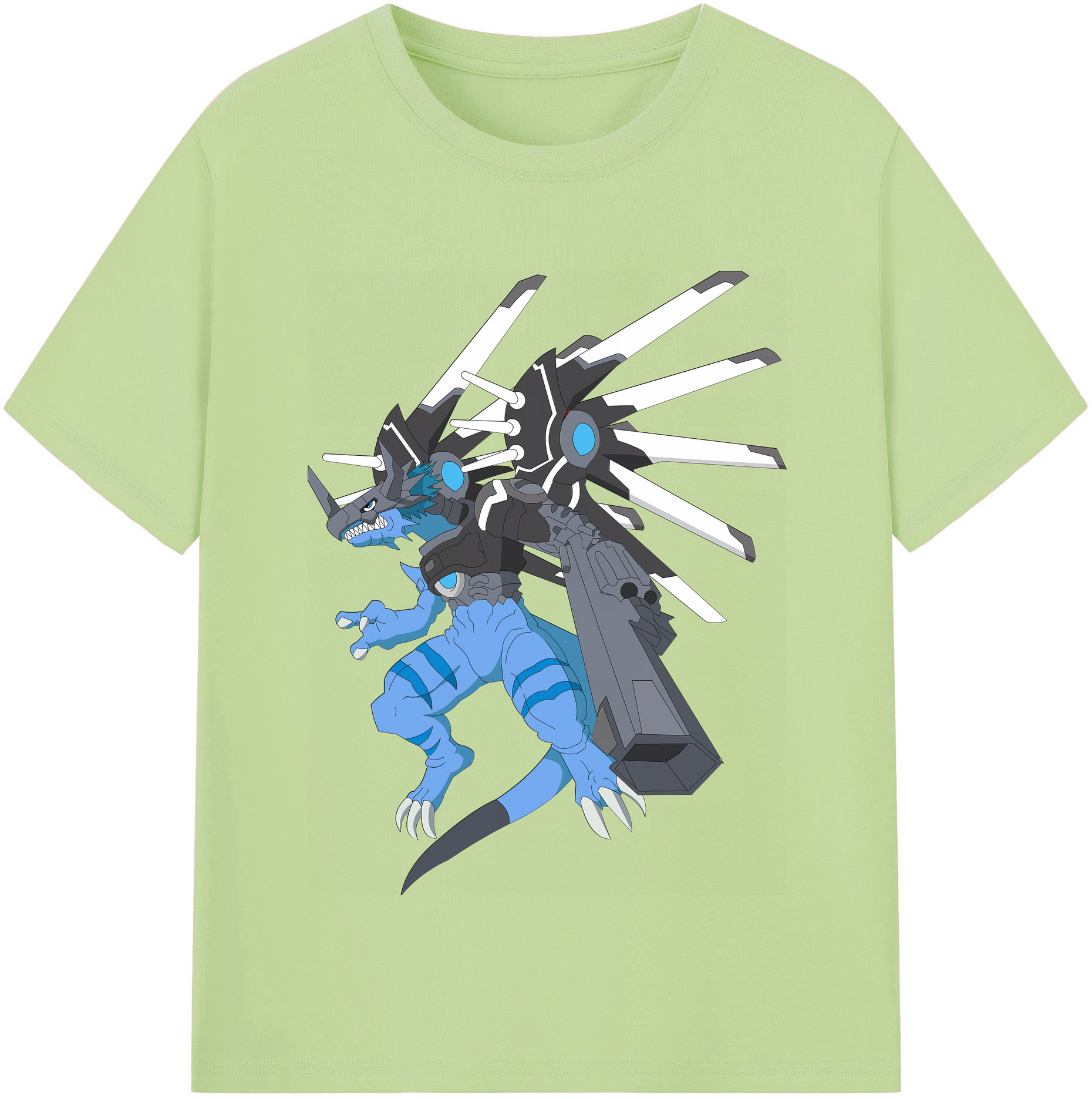 （画像用） Digimon デジタルモンスター/デジモン 綿100％半袖Tシャツ（フロントプリント）